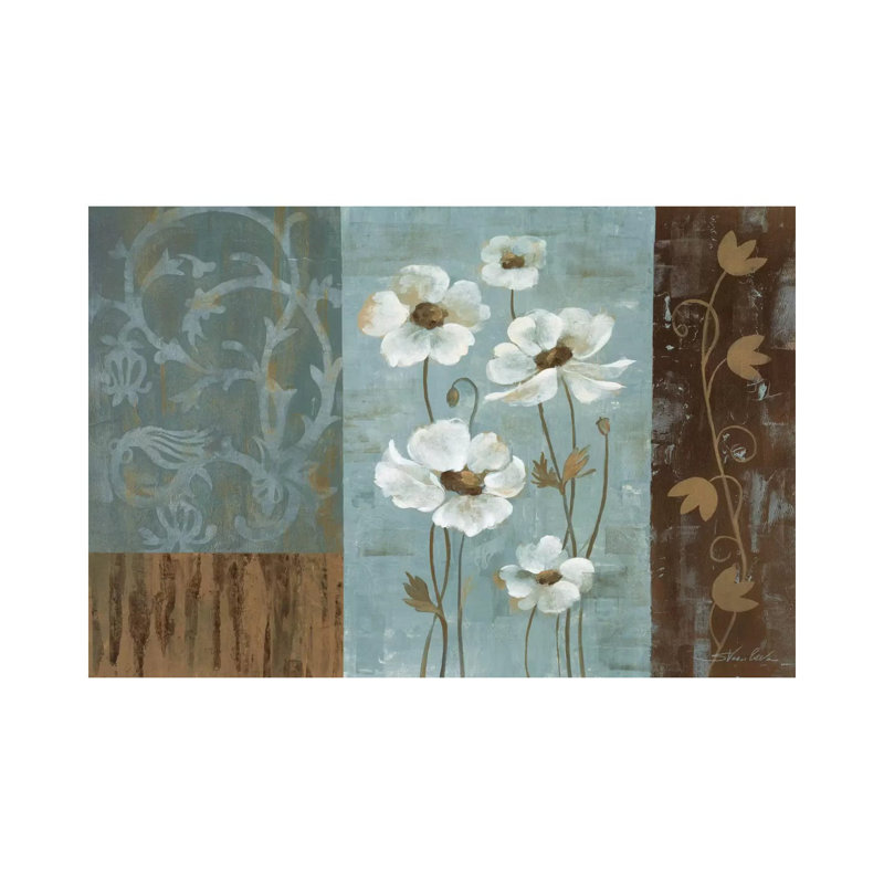 «Iridescent Anemones» par Silvia Vassileva - reproduction d'art, Toile tendue, Aucun mat, H 8 po x l 12 po x P 0,75 po