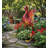 36 Inch Phoenix Decor Metal  Garden Statues Standard - Up