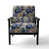 Motif victorien des fleurs bleues de la Renaissanc