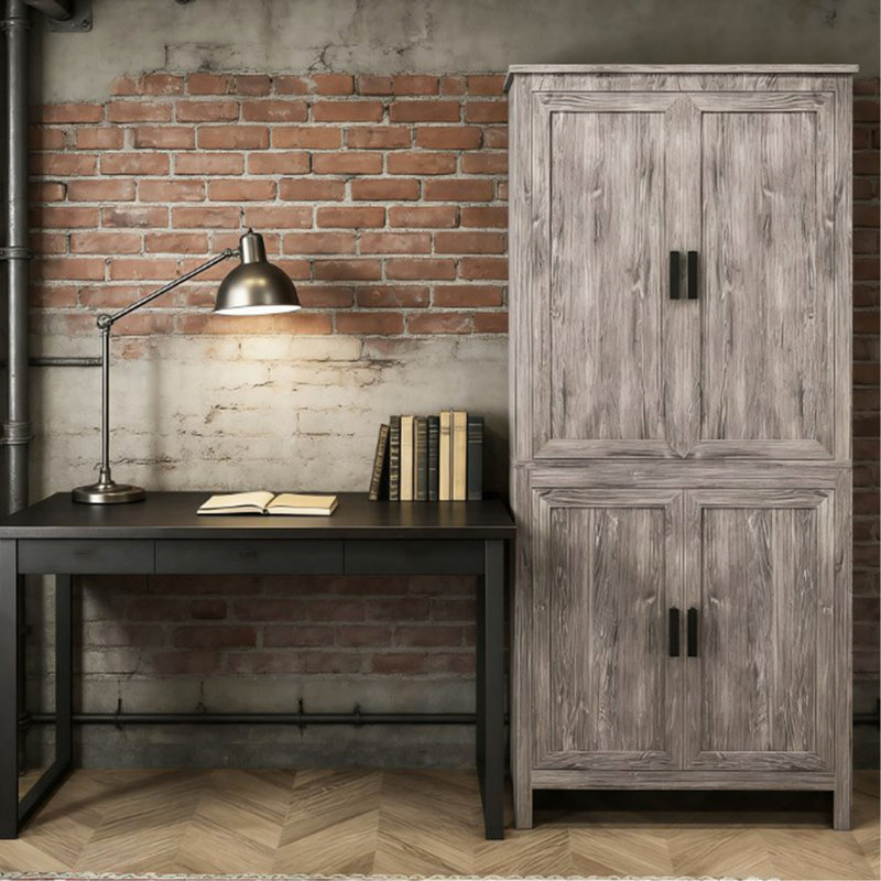 Armoire de rangement autoportante, garde-manger avec tablettes réglables, pour la maison