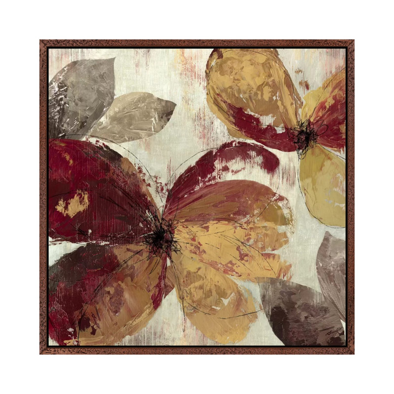Paloma I by Allison Pearce - Painting on Canvas, 93.98 cm H x 93.98 cm W, Classic Brown Wood Framed Canvas