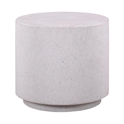 Sur Concrete Drum End Table by AllModern