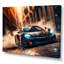 «Futuristic Bugatti Sports Car Racing IV», reproduction sur toile-87372434-87372439
