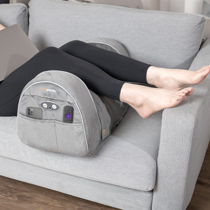 Leg Rest Wedge with Heated Comfort Massage