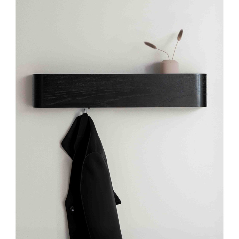 Rikayla 5 - Hook Coat Rack, Black
