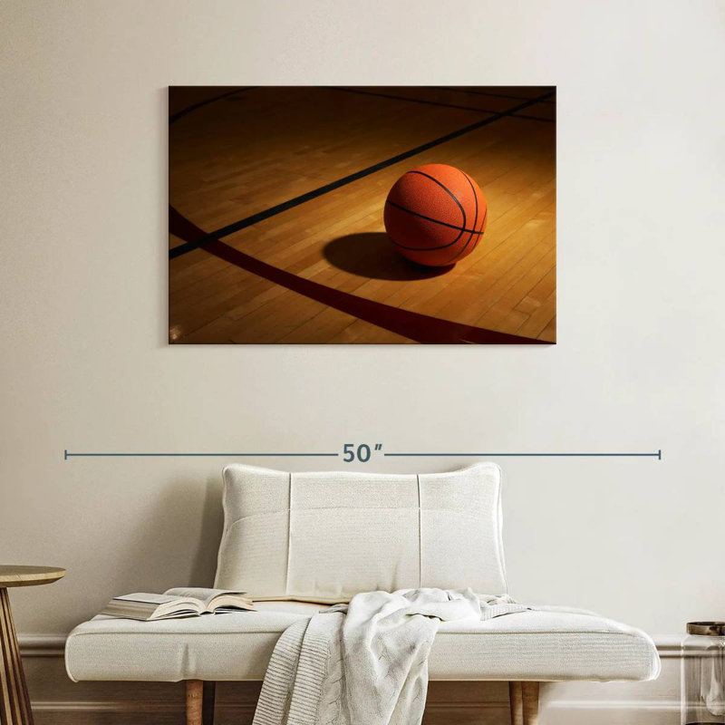 Ballon de basketball Sireci, H 26 po x l 39 po