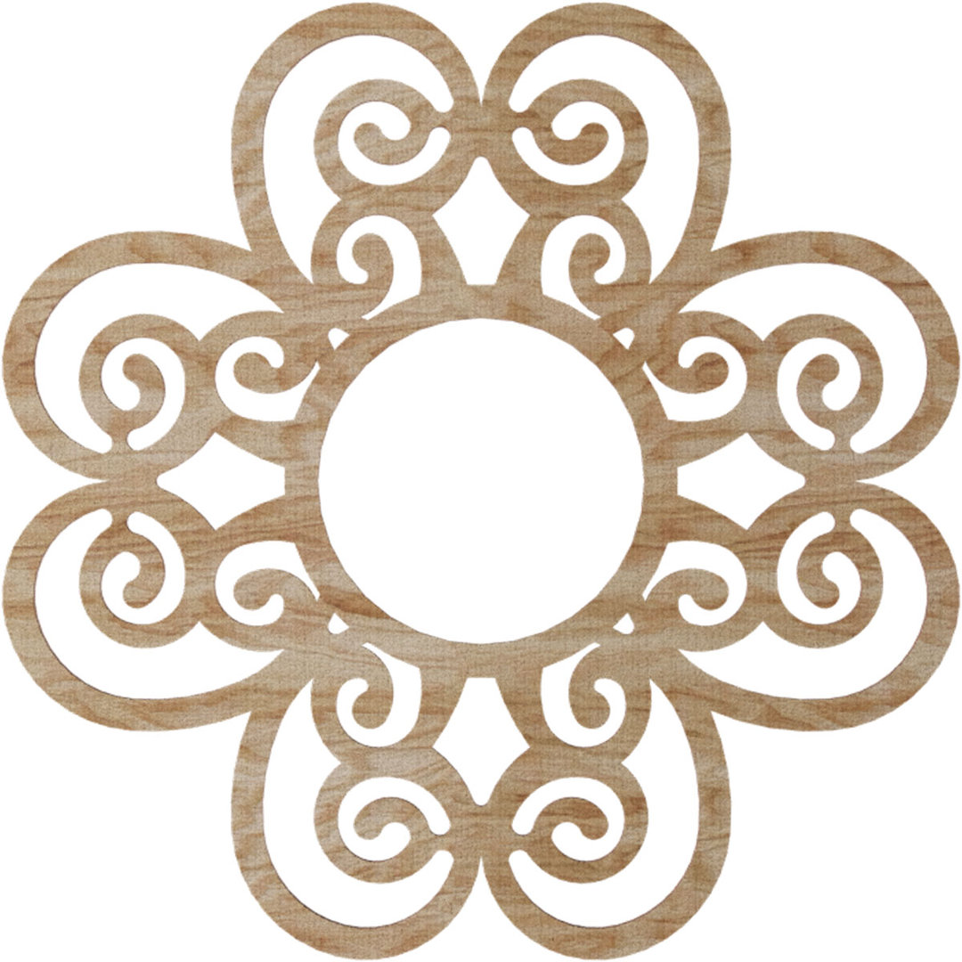 Cohen Wood Fretwork Pierced Ceiling Medallion Ekena Millwork 
