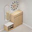 Grande horloge murale silencieuse de 24 pouces sans tic-tac
