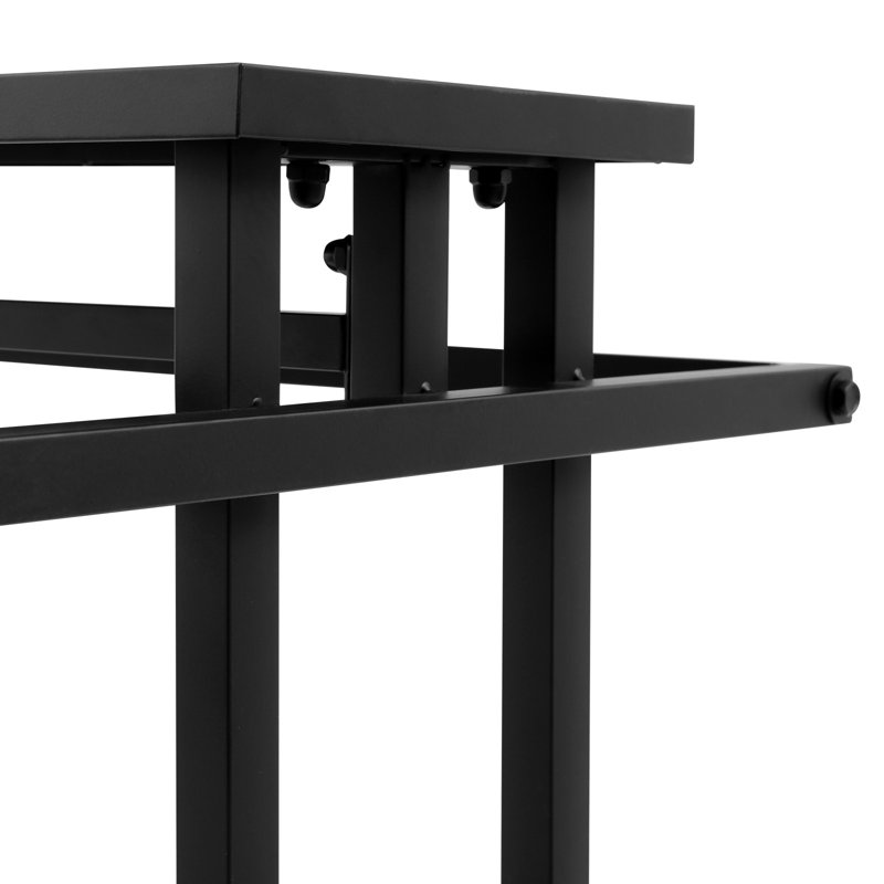 Organisateur de sol en tissu, présentoir, Noir