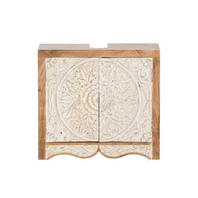 67 cm wandbefestigter Waschbeckenunterschrank Carie
