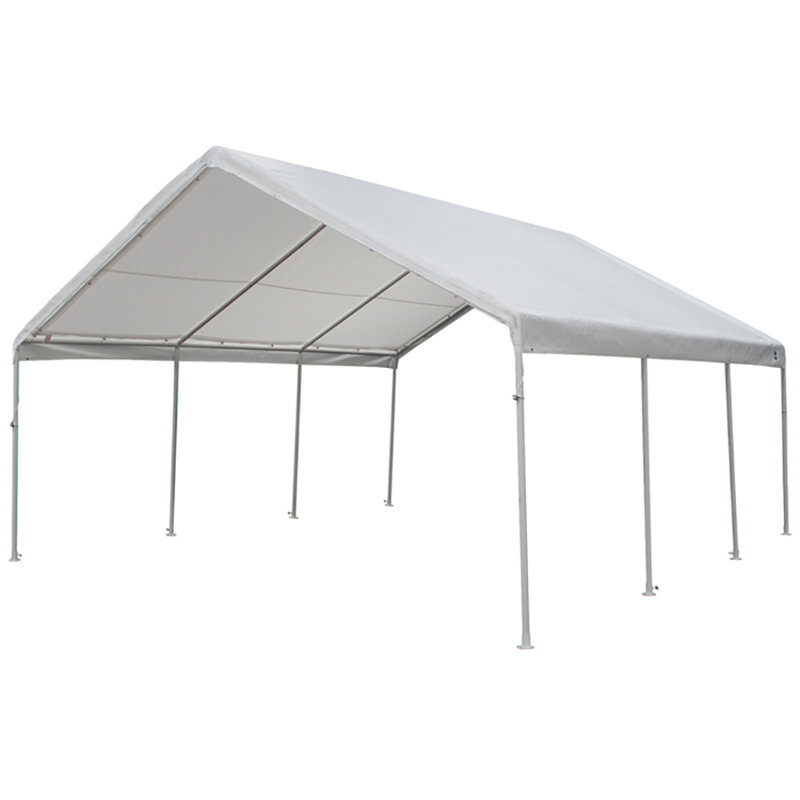 Universal Replacement Drawstring Roof Cover, White, 2"H x 216" W x 240"D