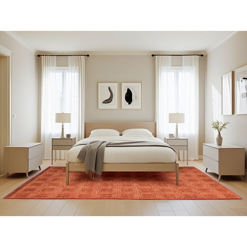 Amiina Abstract Indoor Rug, Rectangle 5' x 8'