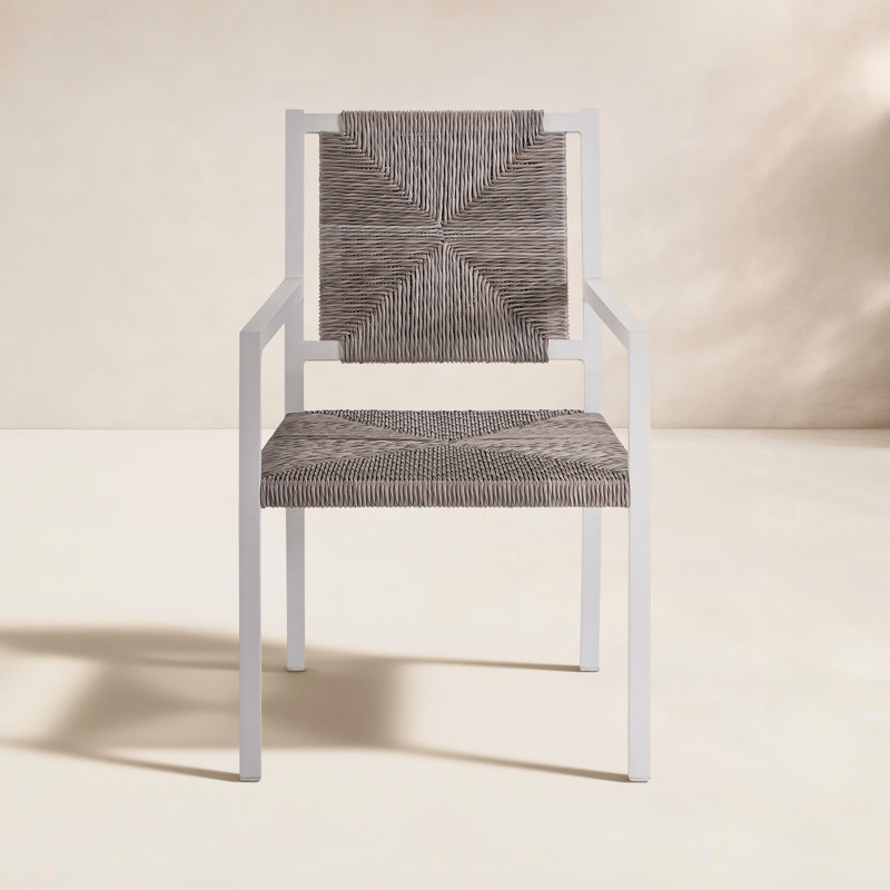 Avalynne Outdoor Dining Armchair with Cushions