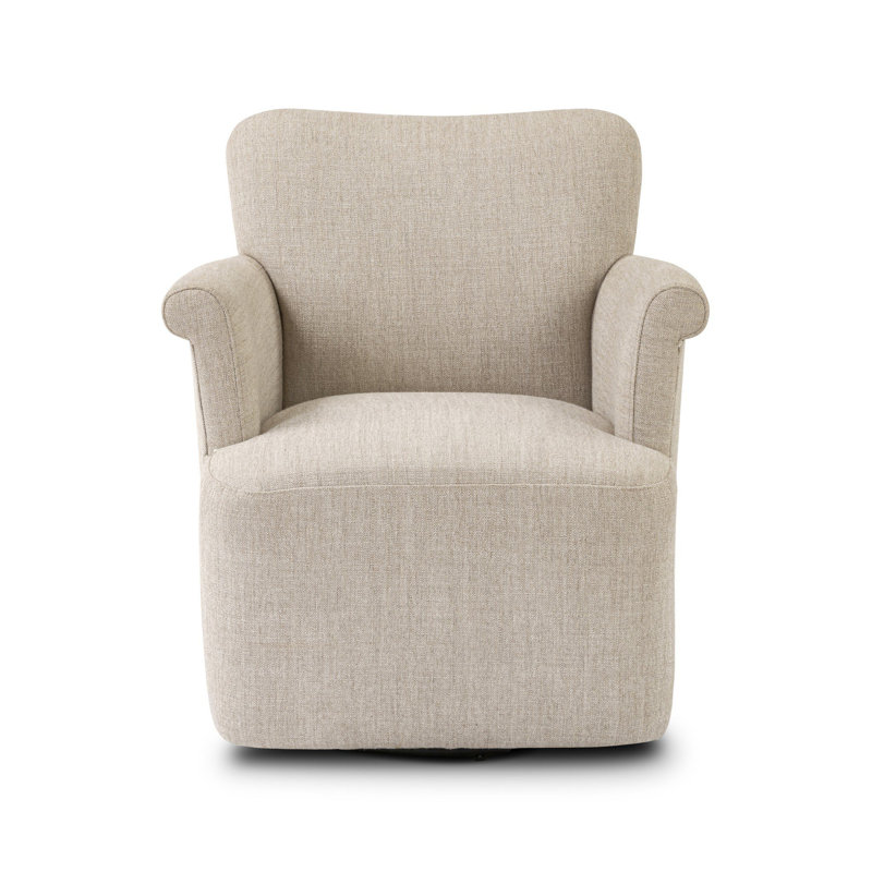 Camellia Swivel Chair, Alcala Wheat