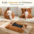 3-in-1 Compression Corduroy Giant Bean Bag Chair Convertible Floor Pillow Machine Washable Cover Bean Bag Sofa-1610760319