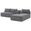 Canapé modulaire en L en chenille-1729343190
