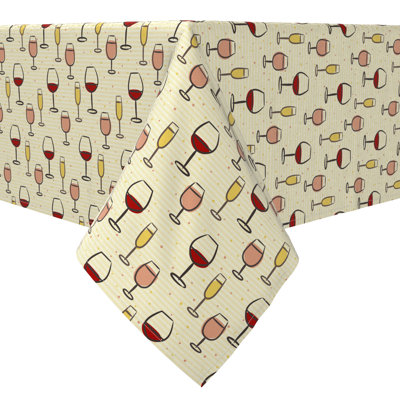 Rectangular Cotton Twill Tablecloth