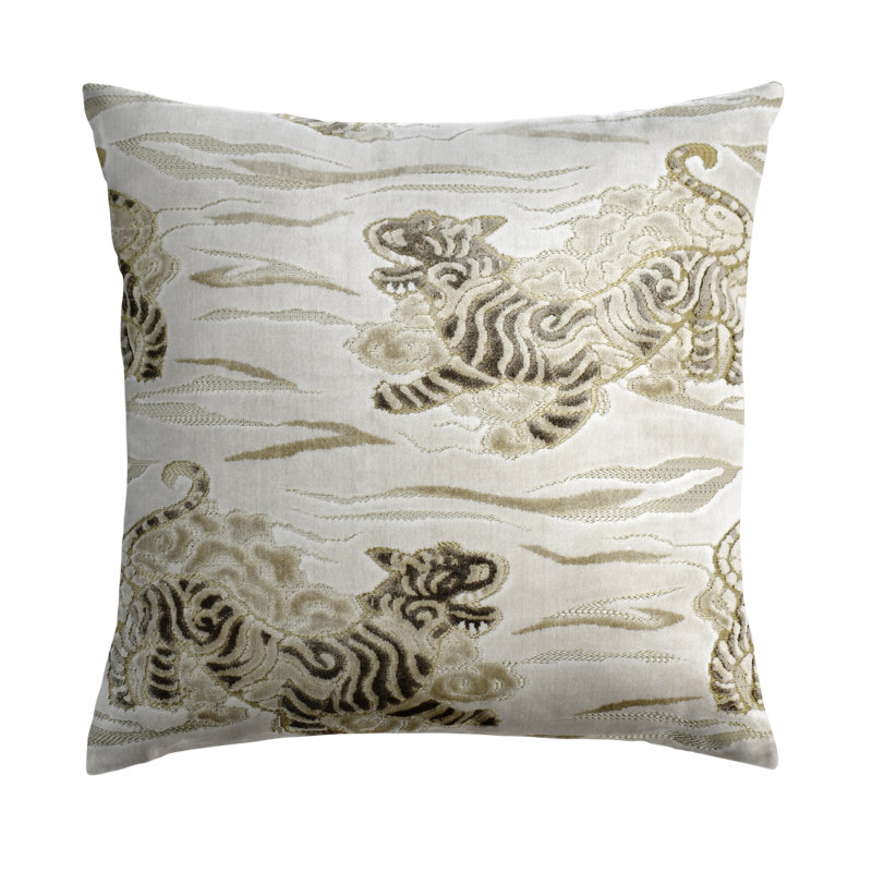 Coussin décoratif, Ivoire, 26 po x 26 po