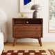 Williams 2-Drawer Nightstand with Shelf