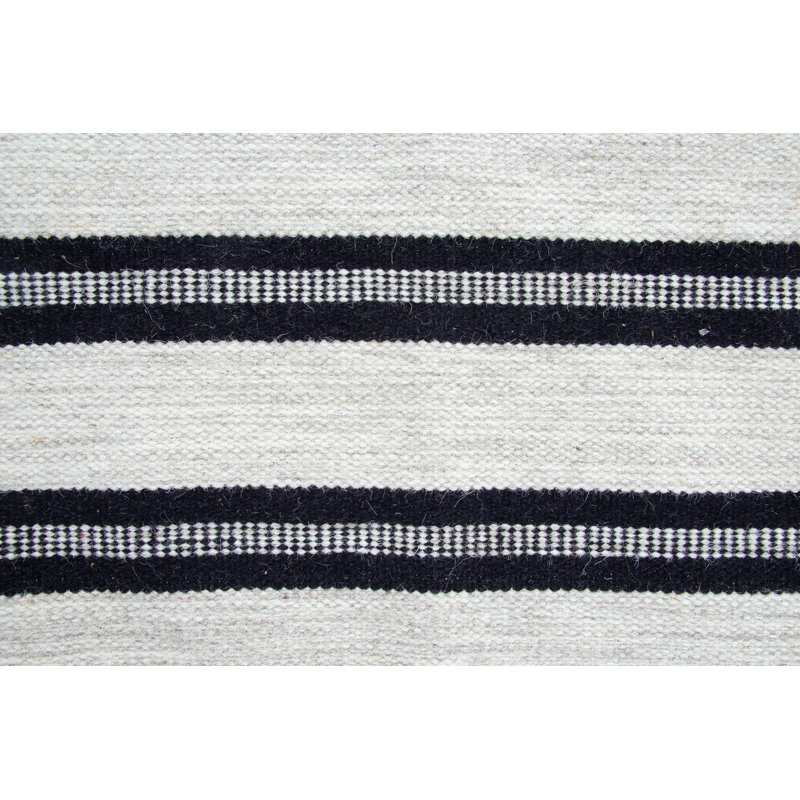 Geometric Wool Hand Woven 120cm X 180cm Area Rug