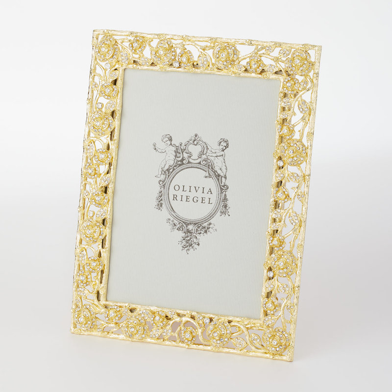 Ellarose Metal Picture Frame, 5" W x 7" H, Gold