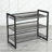 3-Tier Adjustable Shoe Rack, Freestanding Shoe Storage Organizer with Storage Shelves suitable for Front Door Entrance, Entryway