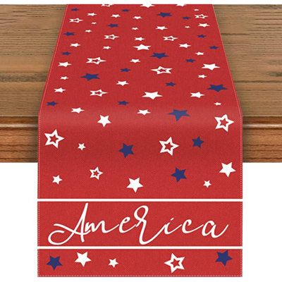 Chemin de table rectangulaire en polyester Gerrilynn