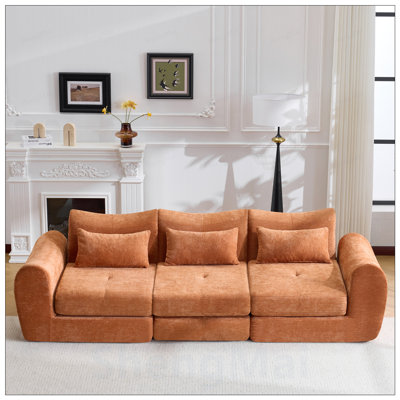 Modular Cloud Sofa, Convertible Folding Sofa Bed, Sectional Cushioned Sofa - Perfect for Living Room, Bedroom, and Entertainment Space