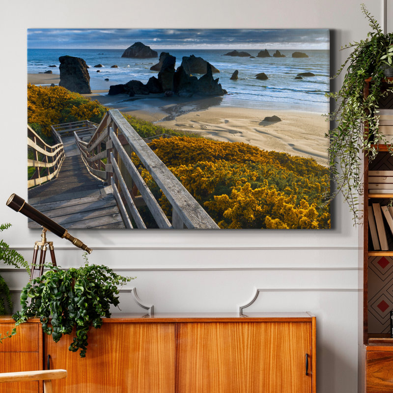Bandon Beach - reproduction de photo sur toile tendue, H 36 po x l 24 po x P 1 po