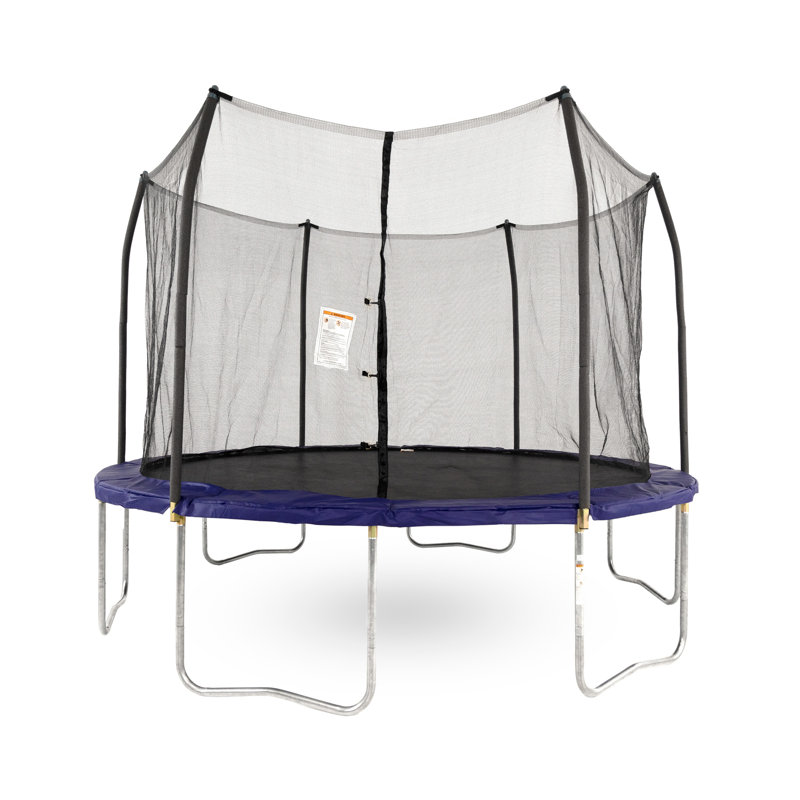 Skywalker 12' Round Trampoline with Safety Enclosure, Blue