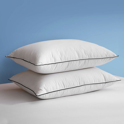  Down Feathers Medium-Support Bed Pillow
