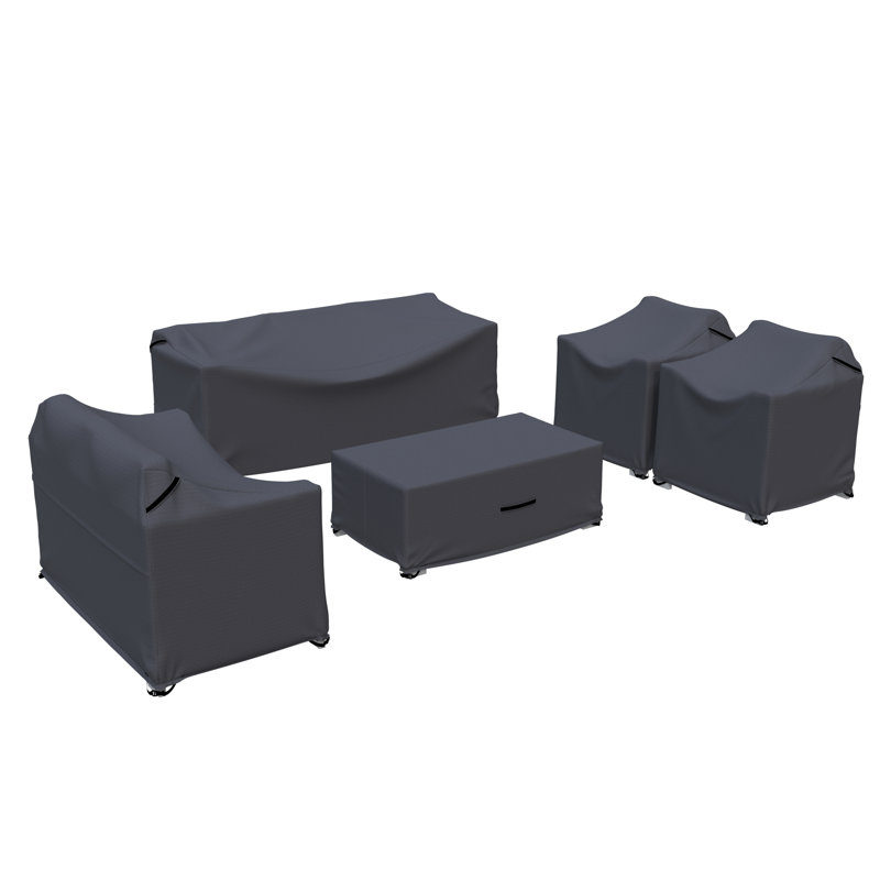 Brandtley Outdoor Metal Sofa Seating Group Cover