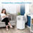 8000 Btu Portable Air Conditioner With 3-in-1 Cooling, Dehumidifying, And Fanning Functions, Remote Control, 24-hour Timer, Sleep Mode, Adjustable Thermostat, Window Kit, And Energy-efficient Design