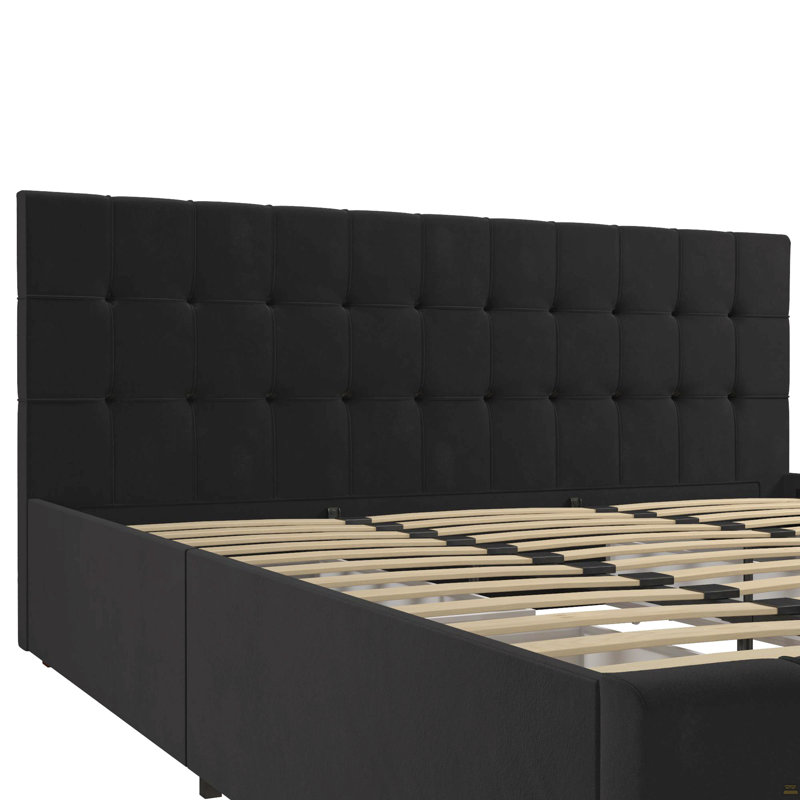 Upholstered Bed With Storage
