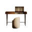 Coiffeuse avec miroir, 1 tiroir, 1 chaise