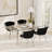 5 - Piece Glass Top Dining Set-384074389-384074377