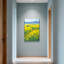«Plants & Flowers Yellow Flowers Field Mountain Sky Landscape», reproduction d'art-1608848624