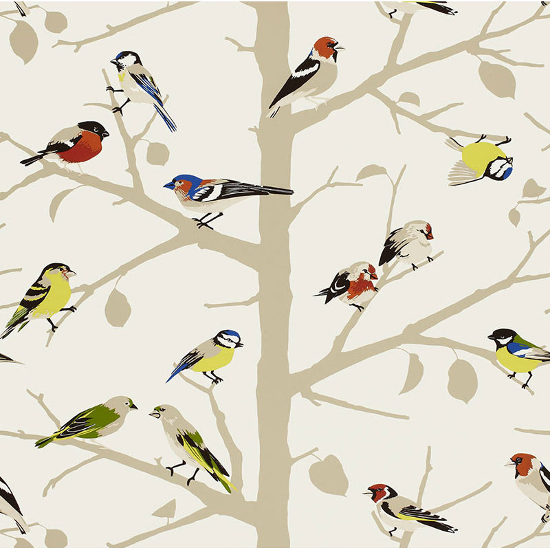 A-Twitter Wallpaper, Yellow/Beige