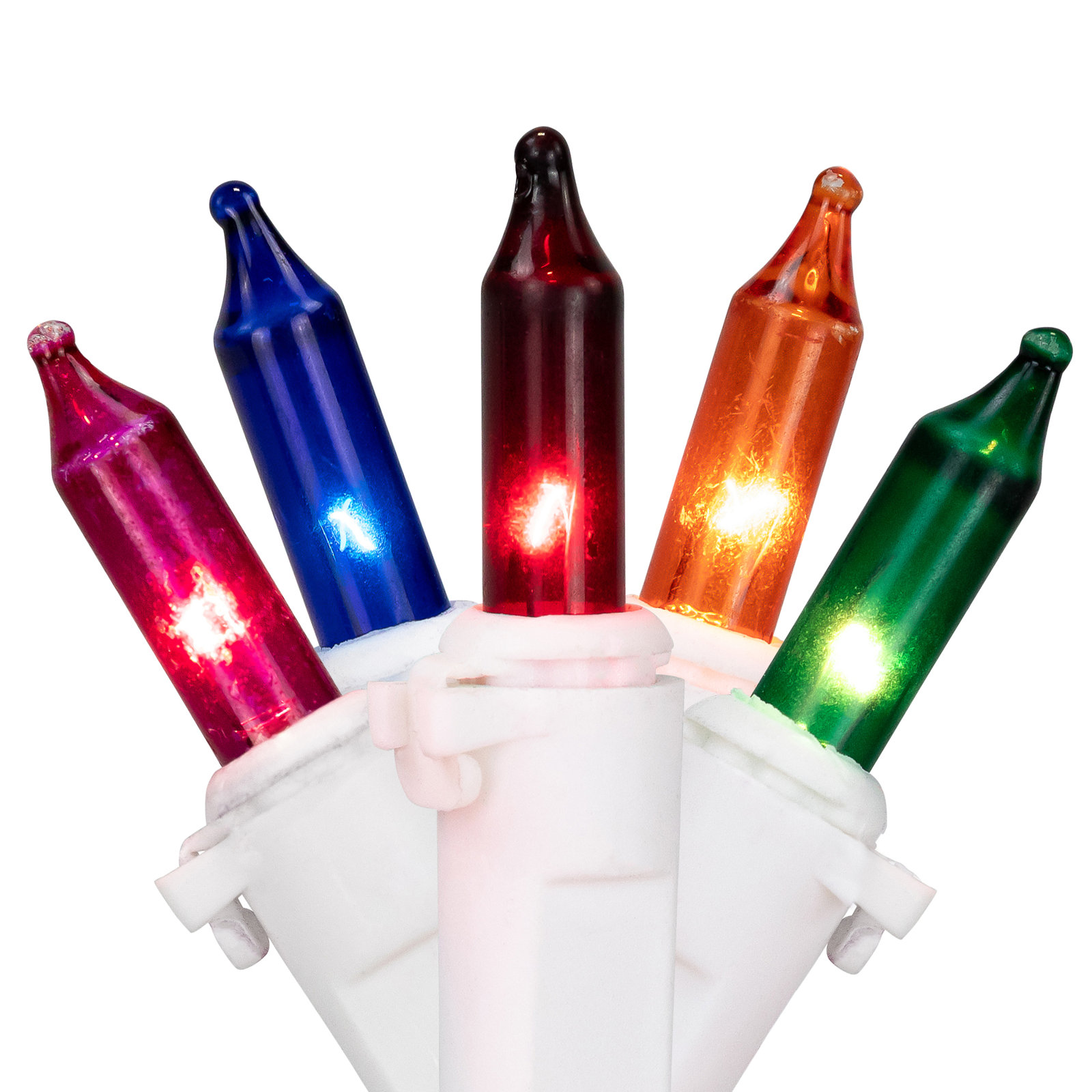 Mini Christmas String Light Set, Multi-colored/White, 20, 552"