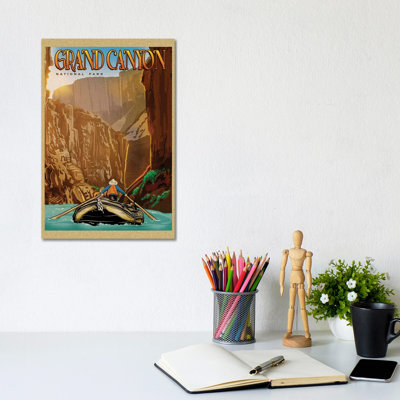 Grand Canyon River Ride 1 Piece Wrapped Canvas Wall Art