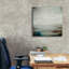  «Where The River Meets The Sea» par Aondrea H. Maynard, art mural sur toile, 26 po x 26 po