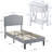Polizzi Steel Piece Bedroom Set-363290865-363290867