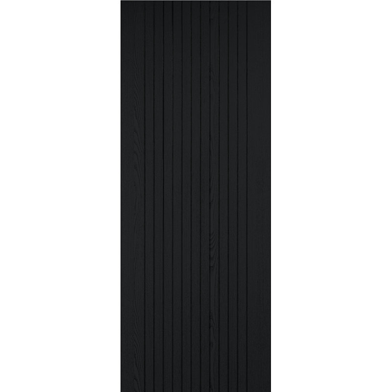 Laminate Sydney Pre-finished Laminate Doors FD 30, Black Laminate, 68.6mm x 198.1mm