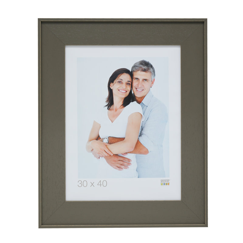 Eustace Wood Embossed Picture Frame, 62.4cm H x 52.4cm W x 2cm D, Taupe