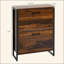 Armoire de rangement pour 12 paires de chaussures, armoire à chaussures industrielle avec 2 tiroirs rabattables, étagère à chaussures étroite pour l'entrée