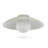 Olivia 1 Light Flush Mount - Matte Beige