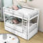 Lit superposé simple en bois à 3 tiroirs avec lit gigogne-823871621
