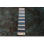 Tapis bleu denim clair en laine noué à la main de conception unique 6 pi 1 po x 8 pi 5 po