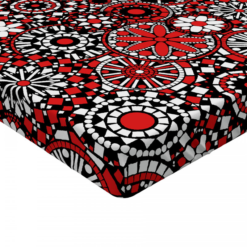 Microfiber Floral Fitted Sheet, Twin XL Fitted Sheet