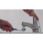 Robinet de salle de bain central avec ensemble de bonde et robinet à 2 poignées Core-6650474-6650477